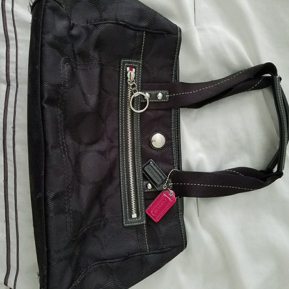 Coach Canvas bag with handles